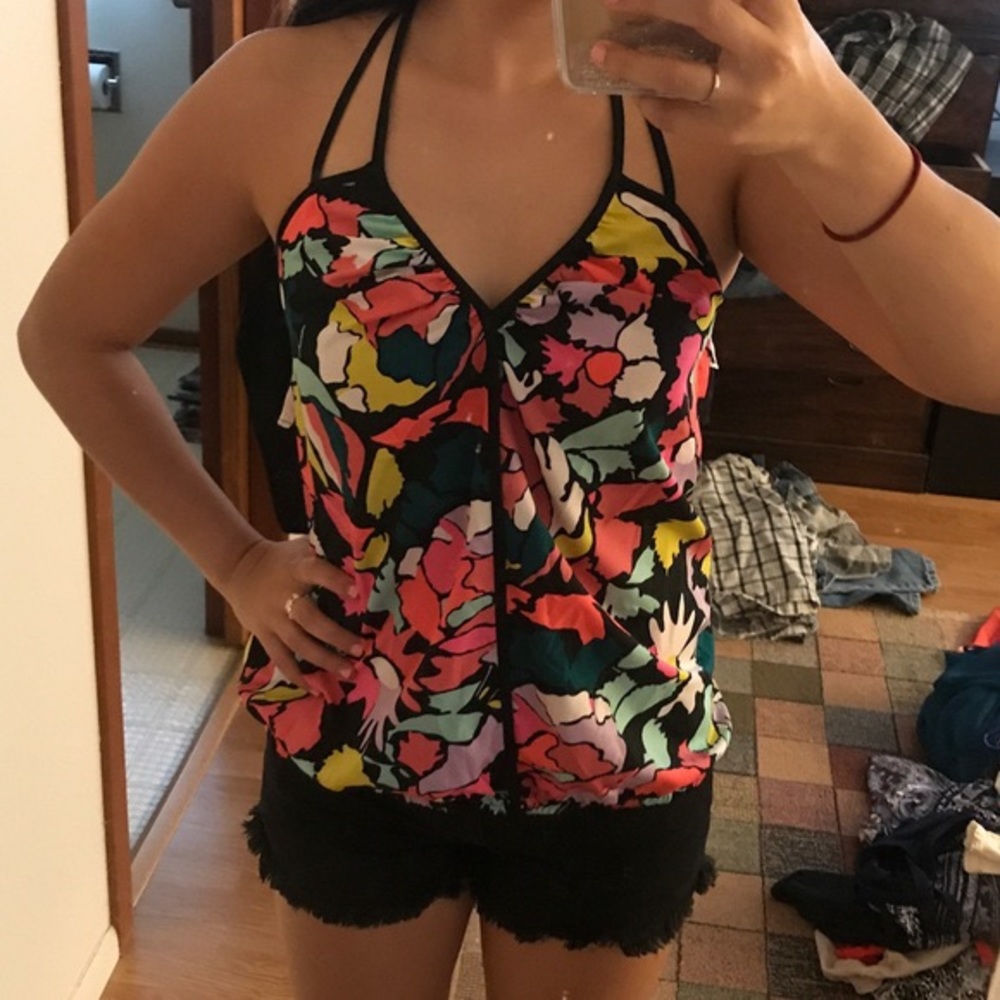 Roxy Bright Multicolor Halter - Summer Top